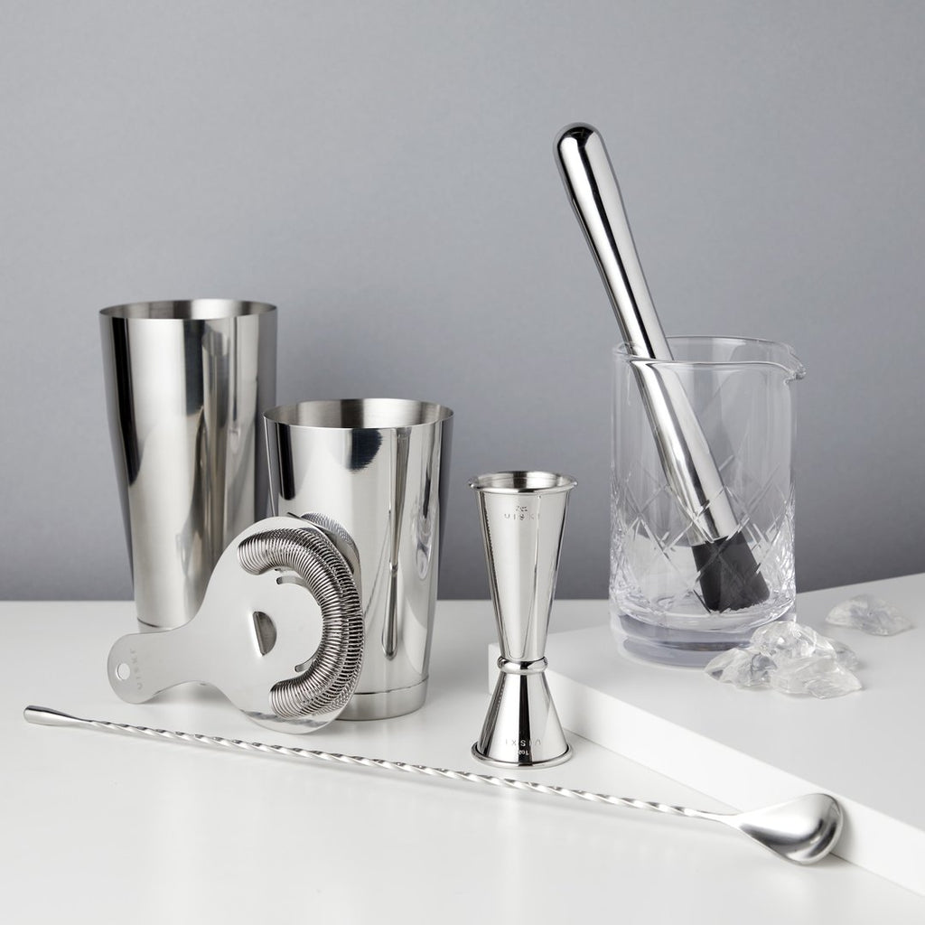 17-Piece Stainless Steel Barware Set